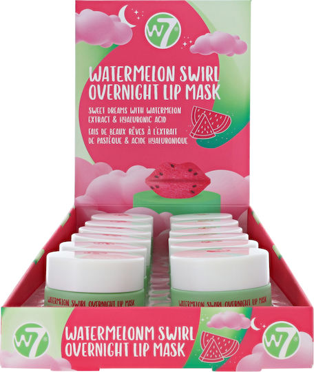Sweet Dreams Über Nacht Lippenmaske Wassermelonen-Swirl 12er-Pack W7