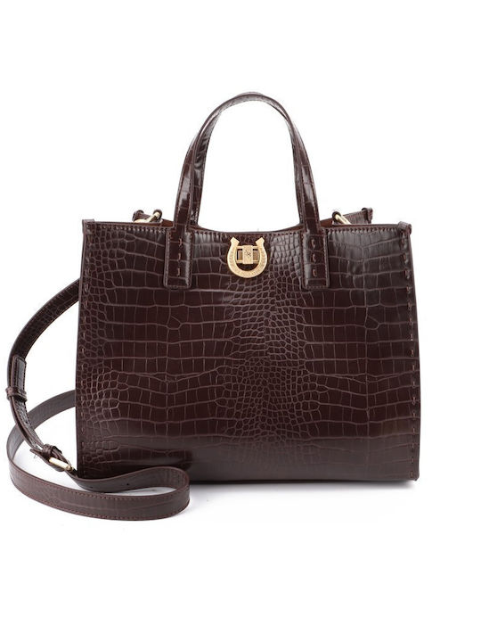 U.S. Polo Assn. Women's Brown Tote Bag