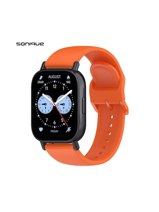 Λουράκι Σιλικόνης Soft Band Sonique Xiaomi Redmi Watch 5 Active Redmi Watch 5 Lite Πορτοκαλί