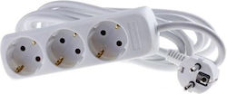 Mercodan 3-Socket Power Strip with 1.5m Cable