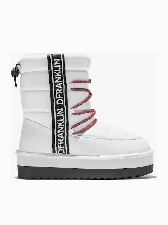 White Mikregz Women's Ankle Boots White
