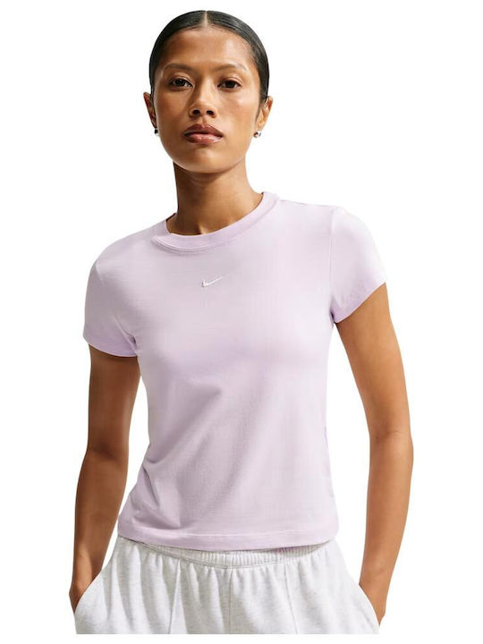 Nike Sportswear Дамска Къса Тениска Лилава