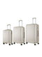 Semi Line Hartschalenkoffer Gold 3-teiliges Set