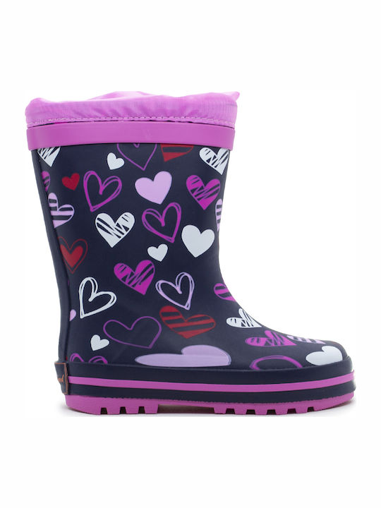 Kids Wellies with Internal Lining Blue