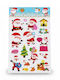 Malelis 19489-5 Kinderaufkleber Weihnachtsmann