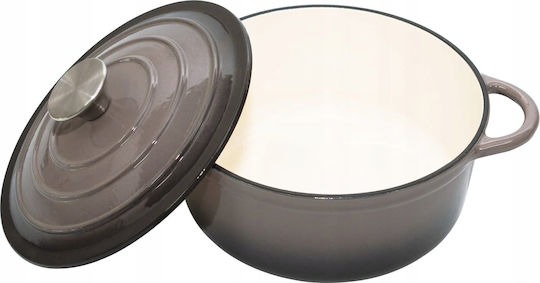 Krisberg Round Cast Iron Dutch Oven 26x26cm 4.8lt